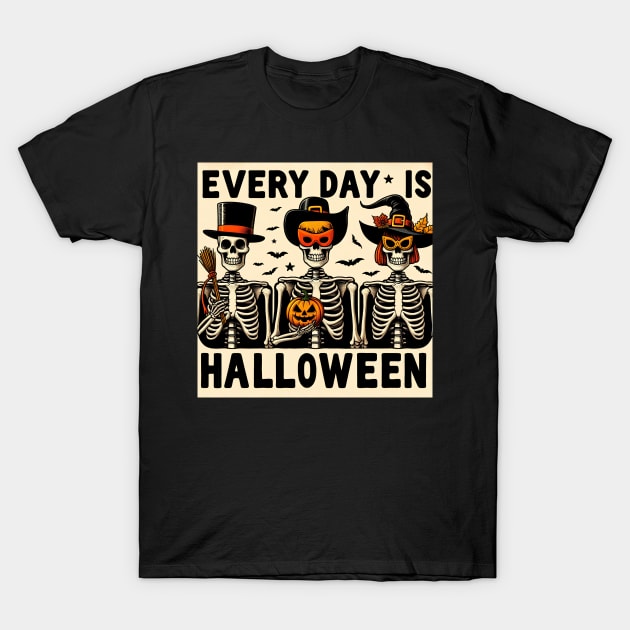 Every Day Is Halloween - Retro Style T-Shirt by Every Day is Halloween